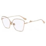 DIOR SIGNATURE01 DDB Butterfly GOLD Fullrim Eyeglasses for Women