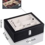 8 Slots Sunglasses Glasses Storage Organizer Box, Eyeglasses Collector Display - Image 5