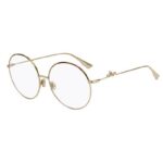 DIOR SIGNATURE02 06J Round HAVANAGOLD Fullrim Eyeglasses for Women