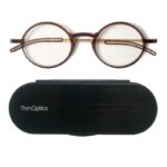 ThinOptics - Manhattan Black 1.5 Glasses with Milano Black Case