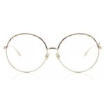 DIOR SIGNATURE02 06J Round HAVANAGOLD Fullrim Eyeglasses for Women - Image 2