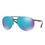 Men's Polarized Aviator Sunglasses - Lens Size: 64 mm