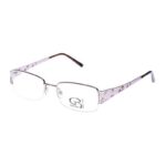Women's Plastic Semi- Rimless Eyeglasses Frames