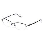 Plastic Semi- Rimless Eyeglasses Frames