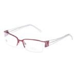 Plastic Semi- Rimless Eyeglasses Frames
