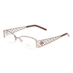Women's Plastic Semi- Rimless Eyeglasses Frames