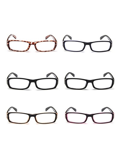 Women’s 6 -Pair Rectangular Eyeglasses Frames
