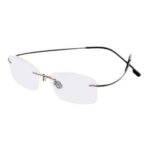 Men's Semi- Rimless Eyeglasses Frames - Image 5