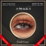 Pack Of 2 Cool Grey Monthly Disposable Contact Lenses - Image 2