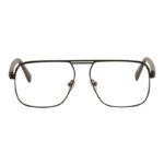 Men's Pilot Eyeglasses Frame - Lens Size: 55 mm