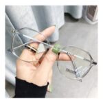 Women's Plastic Semi- Rimless Eyeglasses Frames - Image 5