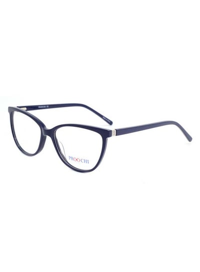 Women’s Full Rim Cat Eye Shape Clear Lens Eyeglass Frame – Lens Size: 52 mm – Blue