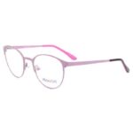 Women's Full Rim Oval Shape Clear Lens Eyeglass Frame - Lens Size: 48 mm - Pink