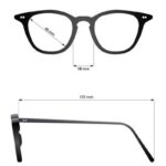 Women's Full Rim Oval Shape Clear Lens Eyeglass Frame - Lens Size: 48 mm - Pink - Image 5