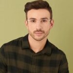 Men's Square Eyewear Frame - Lens Size : 55mm - Image 5