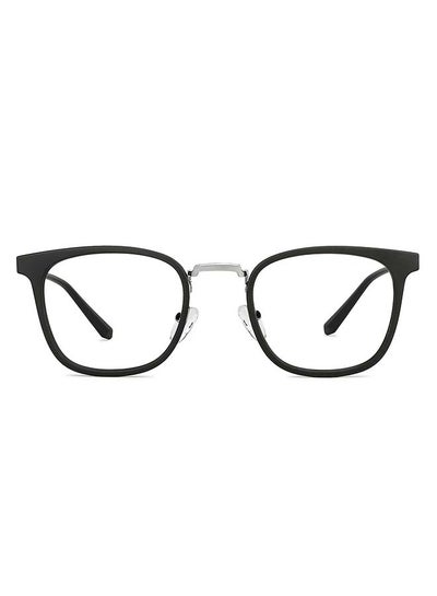 Zero Power Blue Cut & Antiglare Square Shape Computer Eyeglasses LB E13529 – Lens Size: 49mm – Grey
