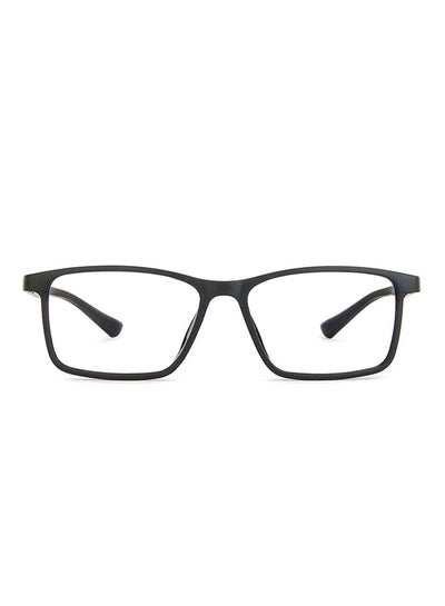 Zero Power Full Rim Bluecut & Antiglare Rectangle Shape Computer Eyeglasses LB E13738 – 52mm – Black