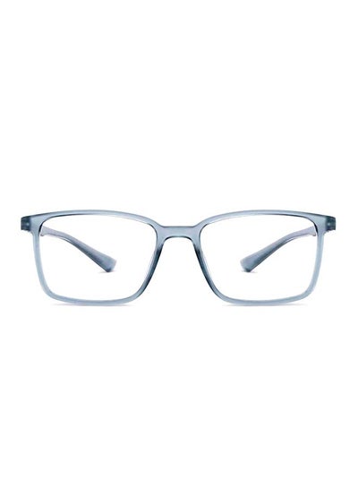 Zero Power Full Rim Bluecut & Antiglare Rectangle Shape Computer Eyeglasses LB E14241 – 53mm – Grey