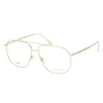 FENDI FF0391 JG5 Pilot GOLD Fullrim Eyeglasses for Unisex