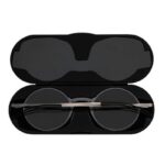 ThinOptics - Manhattan Black 1.5 Glasses with Milano Black Case - Image 2