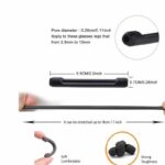 Soft Silicone Eyeglasses Temple Tips Sleeve Retainer, Anti-Slip Elastic Comfort Glasses Retainers For Spectacle Sunglasses Reading Glasses Eyewear... - Image 3