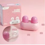 Contact Lens Cleaning Machine, Portable Ultrasonic Electric Contact Lens Care Box, Cute Appearance, Safe Material, No Damage to Lenses, Long Battery Life, Suitable for Home and Going Out (Pink) - Image 2