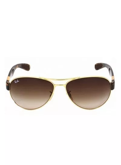 Men’s Full Rim Aviator Sunglasses – Lens Size: 63 mm