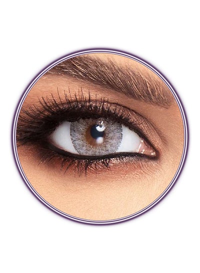 Pack Of 2 Latin Grey Yearly Disposable Contact Lenses