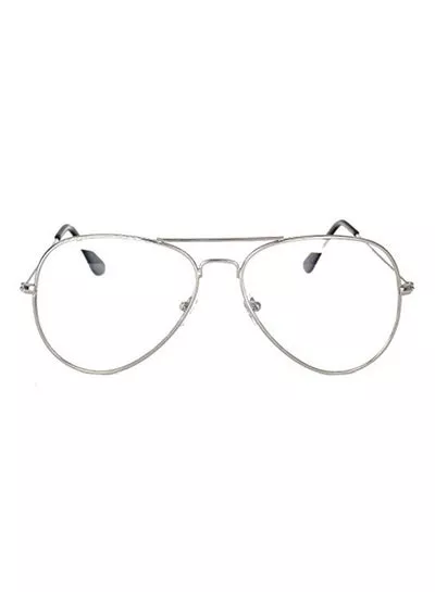 Oversized Aviator Clear Lens Eye Glass