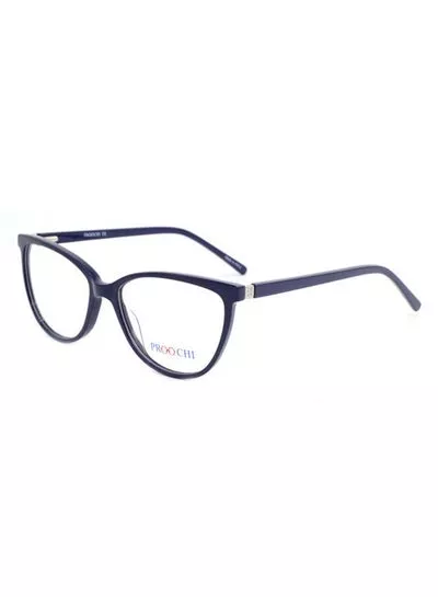 Women’s Full Rim Cat Eye Shape Clear Lens Eyeglass Frame – Lens Size: 52 mm – Blue